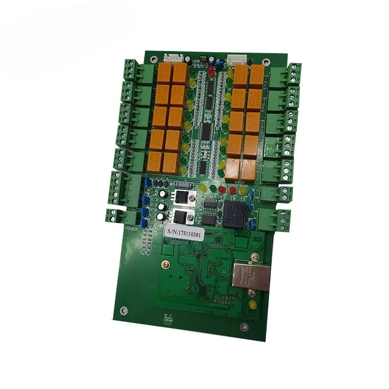 Network elevator access control panel with remote control