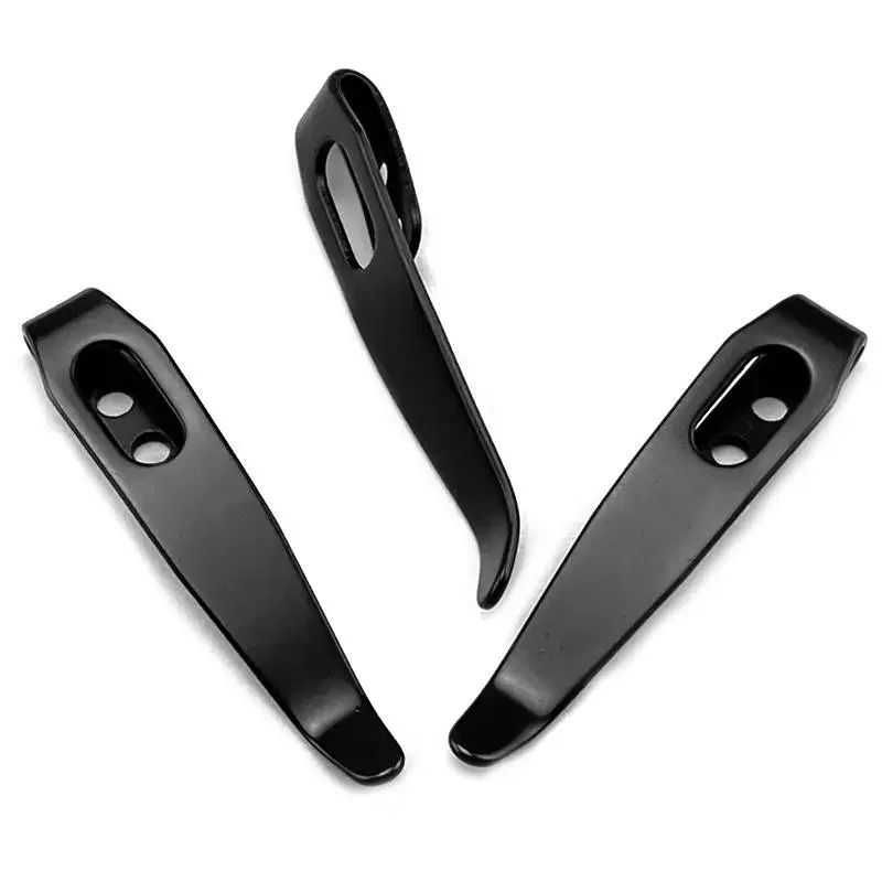 K Sheath Waist Clip 420 Stainless Steel Scabbard Carrying Clip DIY Folding Knife Sheath Back Clip Replacement Accessory