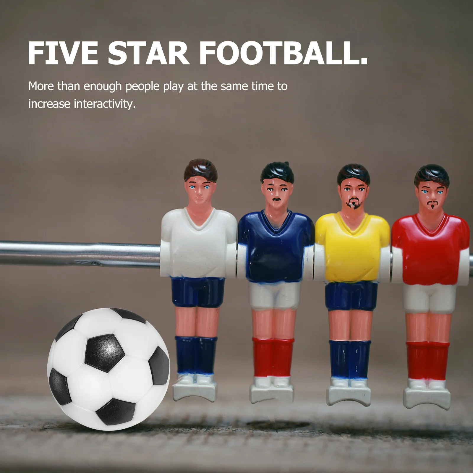 

12Pcs 3.1cm Resin Table Football Balls Replacement Accessories for Standard Size Foosball Tables Enhanced Gameplay Experience