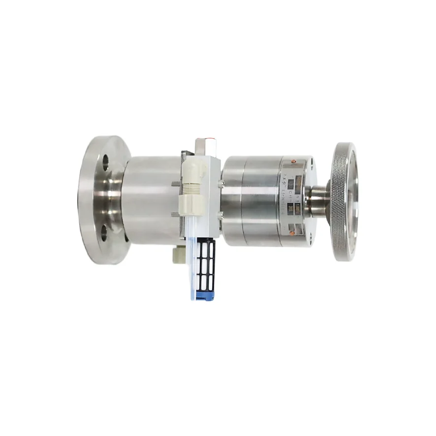 Manual Single Entry Sampling Valve SS316L Flange Connection With Sampling Bottle For Petroleum Chemical Industry
