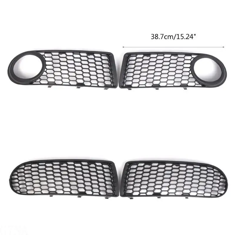 G7NA Auto Links Rechts Vorne Stoßstange Untere GitterGrills Mesh Abdeckung Trim Vent für 1C0807683A 1C0807684A 2006-2010 Einfach – Detail 6