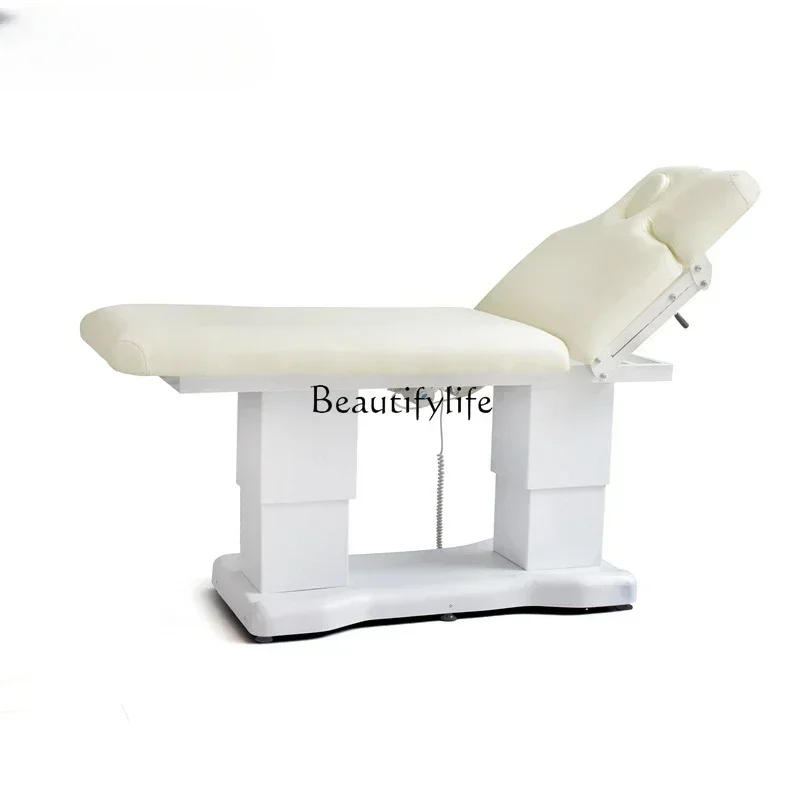 

Double Lifting Anthropology Massage Couch Whole Body Treatment Electric Scraping Moxibustion Facial Facial Bed