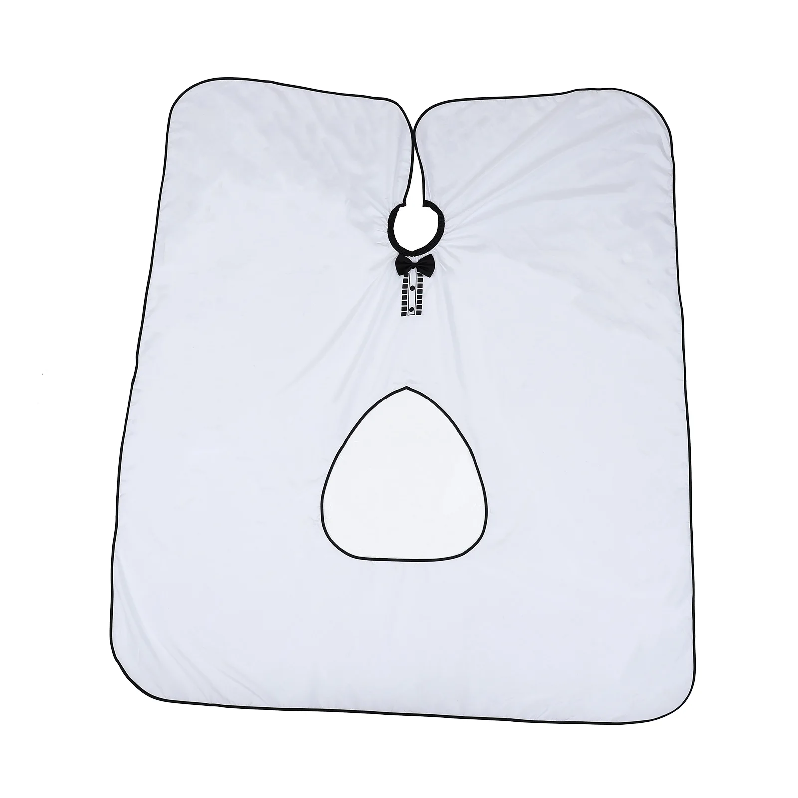 

1pc Barbers Cape Hair Cutting Apron White Salon Cloth Stylish Durable Practical Breathable Haircut Cell Phone Men Women