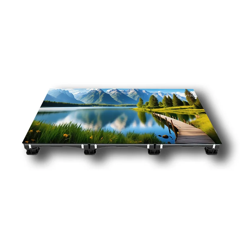 P3.91 Full Color Led Tiles Interactive Displays Game Video Stage Platform Floor Tile Wall Dance Led Display ScreenHigh-intensity