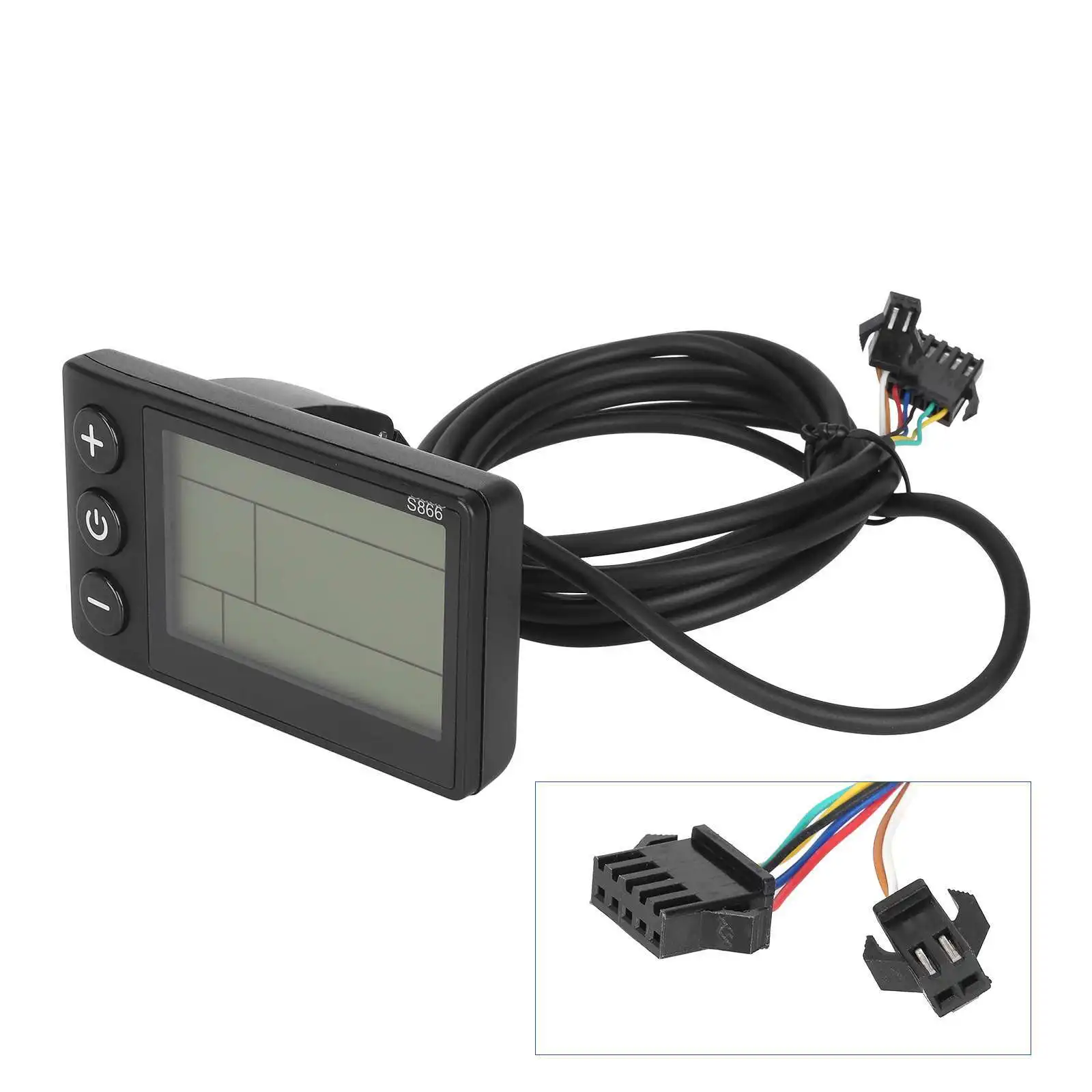 EVFITTING 24/36/48/60V S866/GT-100/M5/SW900/S5 Electric Bicycle LCD Screen E-bike Controller Display