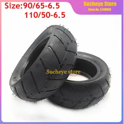 11 Inch 90/65-6.5 Front Vacuum Tire 110/50-6.5 Rear Thickened Tubeless Tyre for Mini Motorcycle 47-49cc Pocket Dilt Pit Bike
