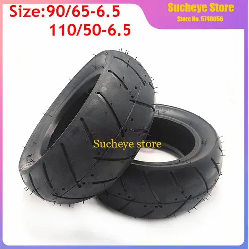 Neumático de vacío delantero de 11 pulgadas 90/65-6,5 110/50-6,5 neumático sin cámara engrosado trasero para Mini motocicleta 47-49cc bolsillo Dilt Pit Bike