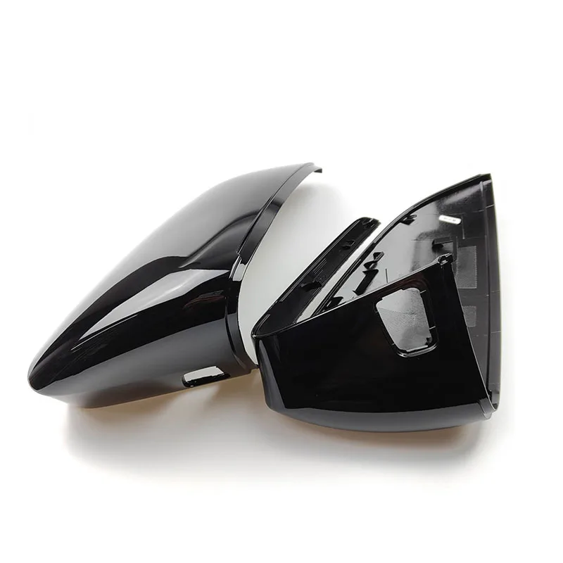 Black For ID.4 ID.6 Mirror Cover Rear view Side Mirror Cap Housing Support Lane Change Side Assist Blind Spot assist