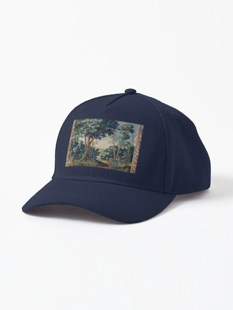 GREENERY, TREES IN WOODLAND LANDSCAPE Antique Flemish Tapestry Cap For Unisex Adult Outdoor Casual Sun Baseball Caps