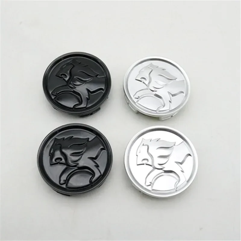 4 قطع 60 ملم شعار السيارة، غطاء محور العجلة المركزي، غطاء شارة مزخرف، فضي 92082400 لجنرال موتورز هولدن VX SS VT #1