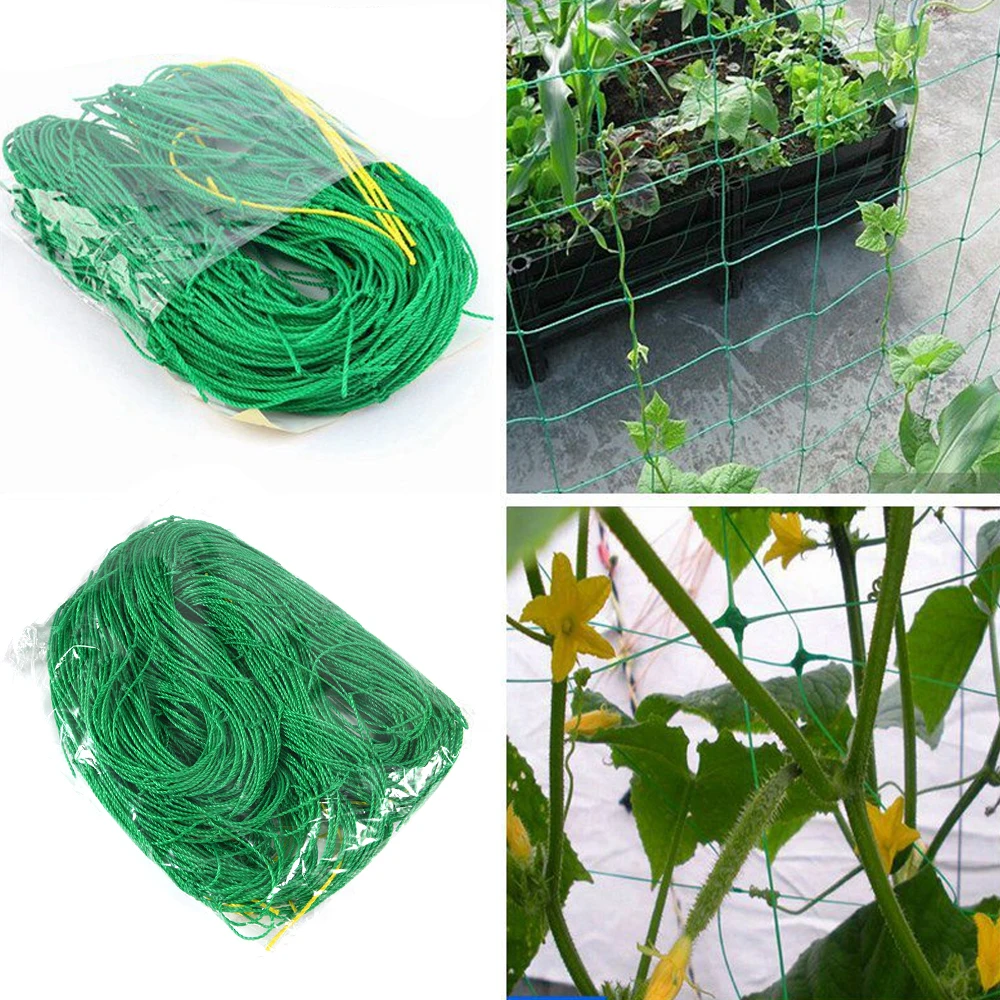 

1pc Garden Plants Climbing Net Plastic & Nylon Morning Glory Flower Support Net Grow Net Holder Garden Netting Fruit Tree Net