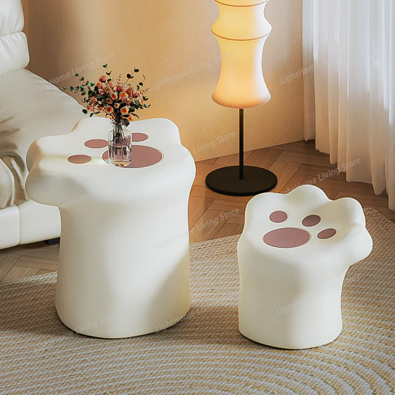 

Height Small Coffee Table Cute Floor Kawaii Minimalist Coffee White Table Center Designer Mesa Centro Salon Home Furniture