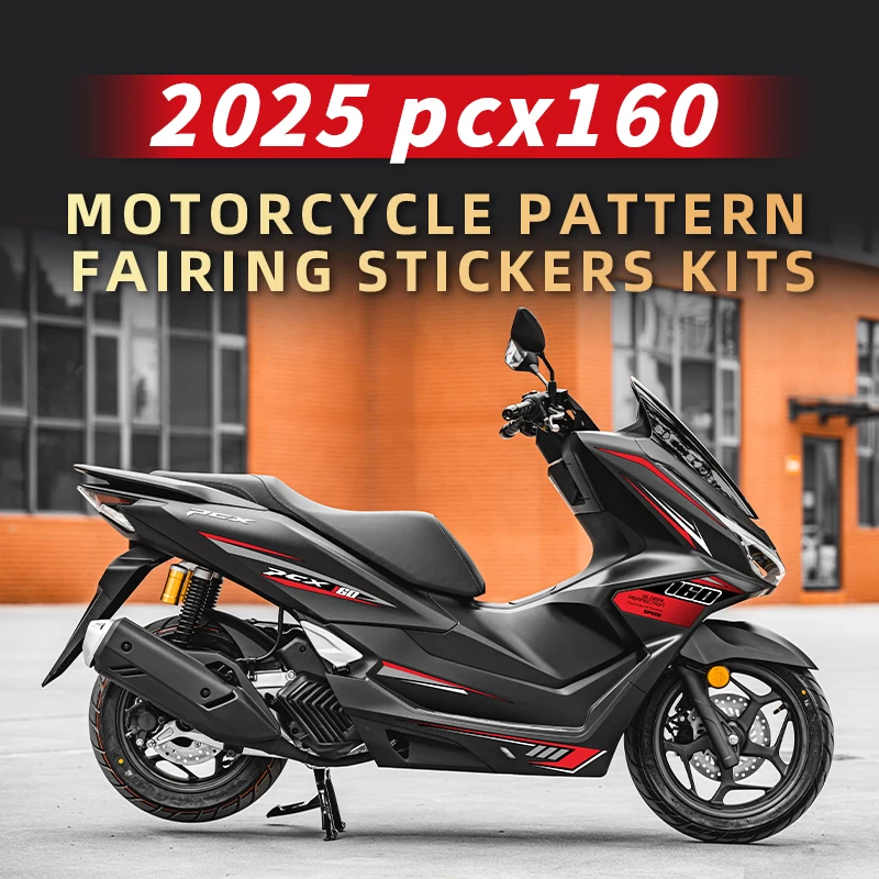 used-for-honda-pcx160-2025-motorcyle-patternfairing-stickers-kits-pasted-on-body-paint-parts-area-accessories-decoration-sticker