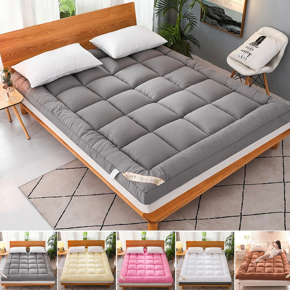 

Polyester Filling & Fabric Soft & Breathable Luxury Thin Mattress All-Season Use Easy To Clean Ideal for Bedroom,Apartment Guest