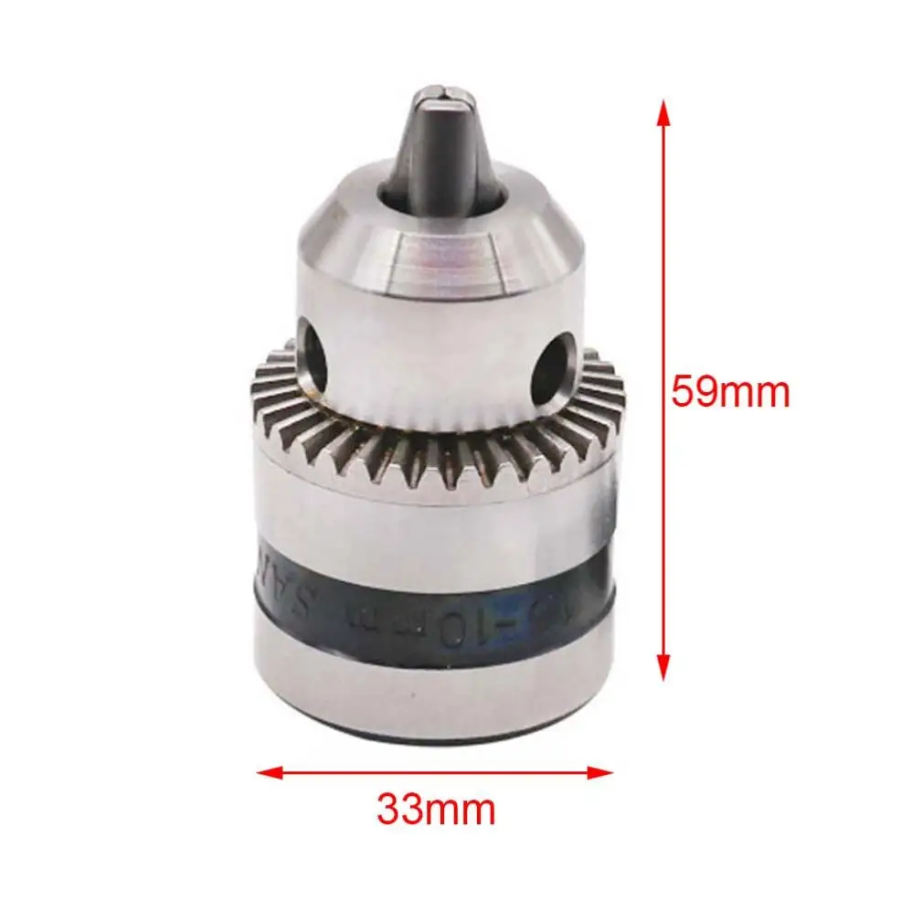 Mini Drill Chuck Adapter Micro JTO Taper Mounted Drill Chuck and Wrench With Chuck Key for Power Tools Accessories