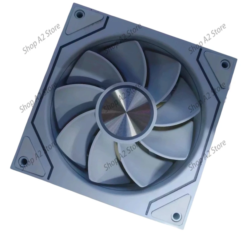 5V ARGB Infinity Mirror 120mm Case Fan, High Airflow Ultra Quiet LED RGB Cooling Fan for Gaming PC Chassis