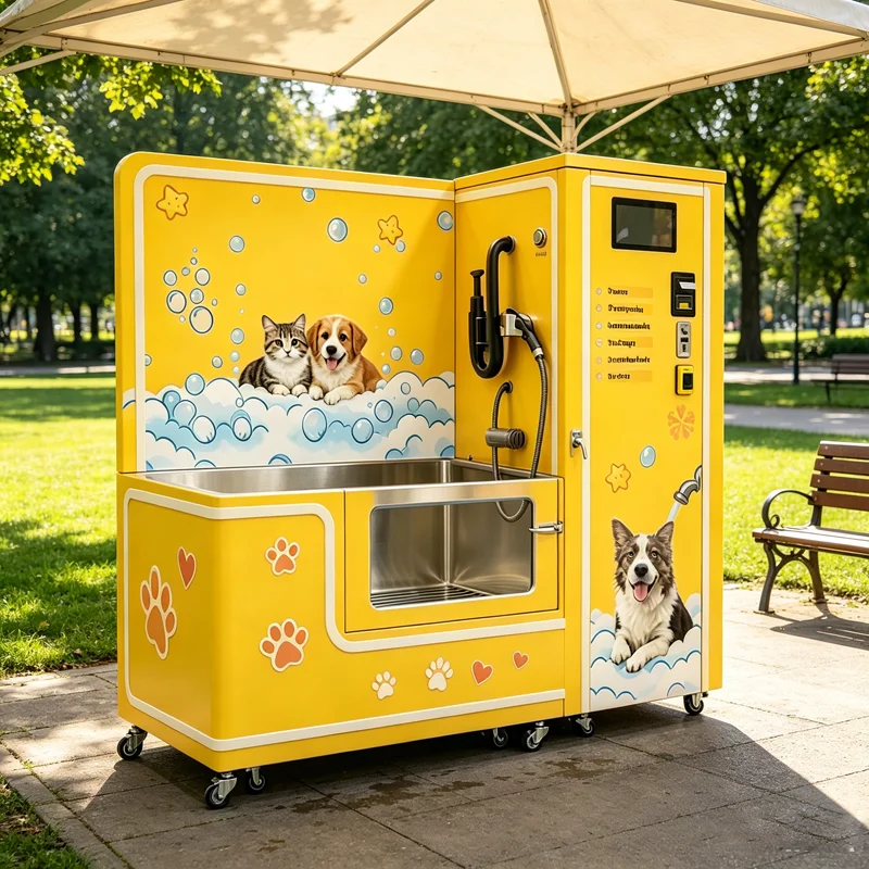 Customizable Commercial Pet Wash Station Self Service Dog Wash Equipment with Dryer and Shampoo Dispenser