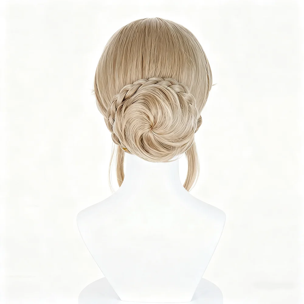 Game NIKKE De Godin van de Overwinning Ade Agent Bunny Cosplay Pruik Vrouwen Lolita Blonde Hittebestendige Synthetische Pruik Halloween Prop