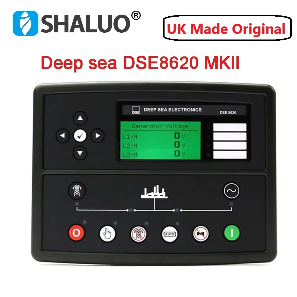 100% Original DSE8610 DSE8620 MKII Auto Start Diesel Generator Controller Module Genset Parallel Control Panel Multifunction