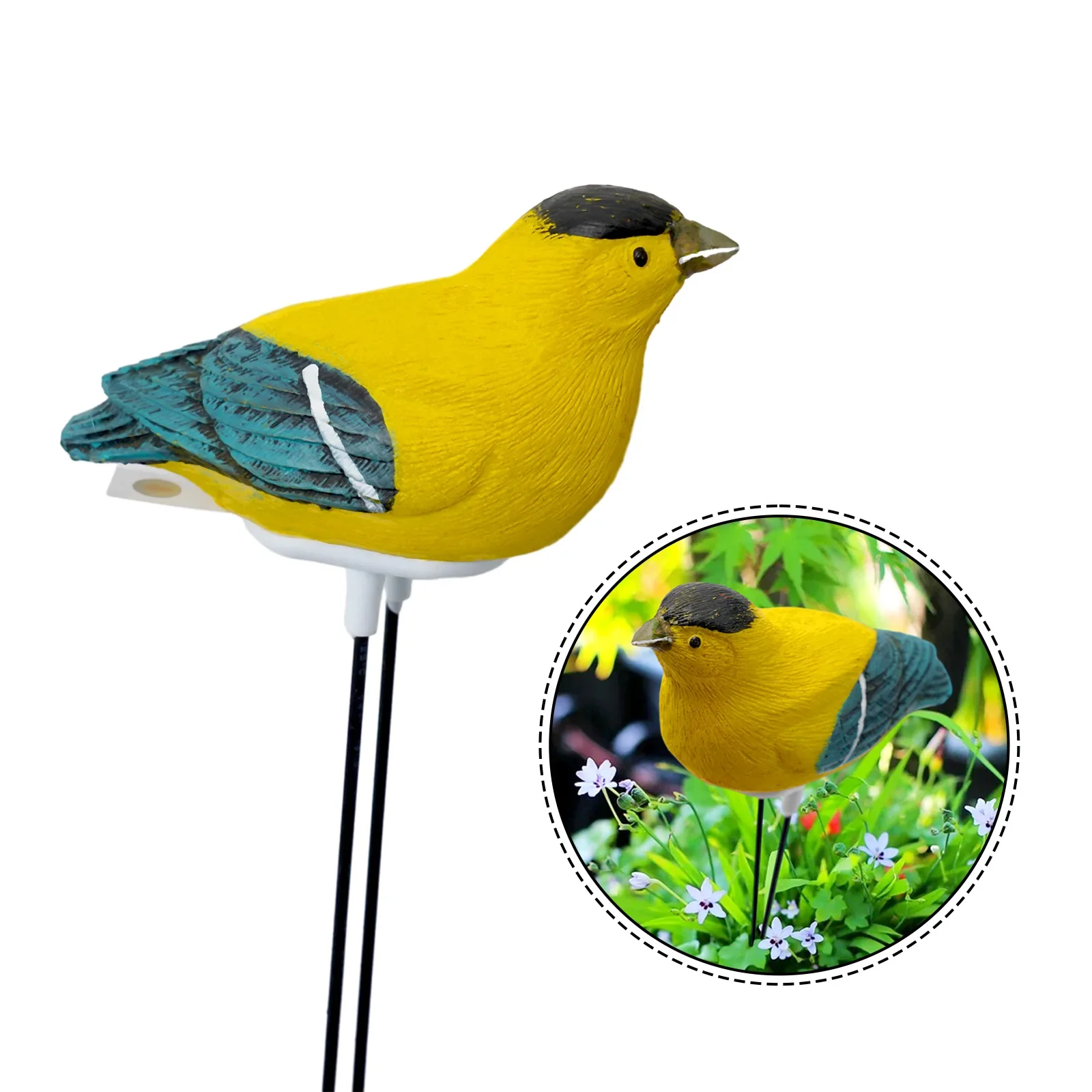 1PC Bird Shape Moisture Meter Resin Soil Moisture Meter Watering Alarm Plant Water Tester Hygrometer Sensor