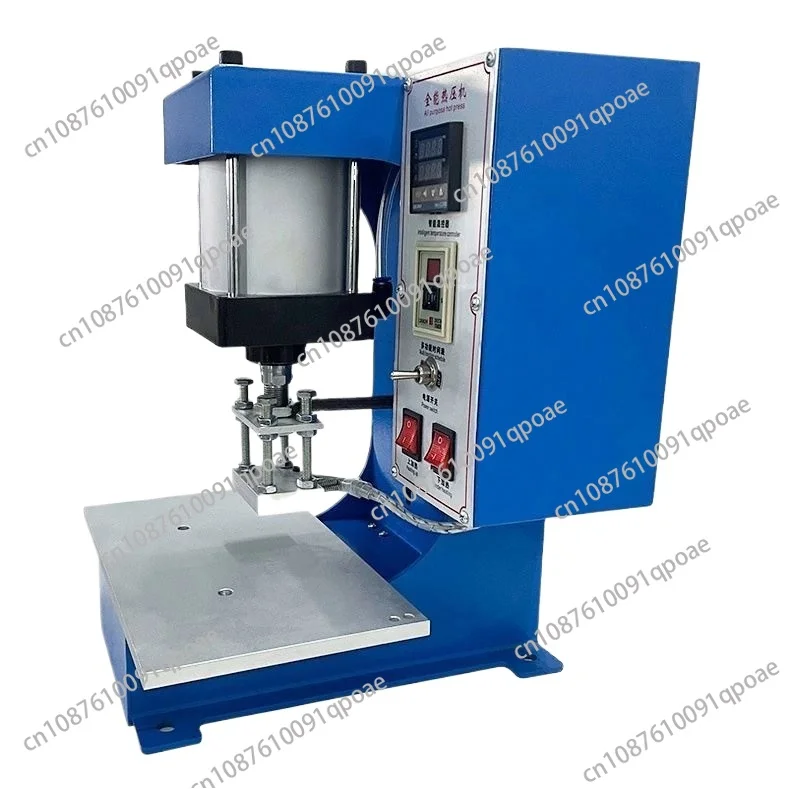 Mini Hot Pressing Machine for Air Pressure Hot Stamping Wallet Shoe Label Pressing Equipment for Leather Fabric Vinyl