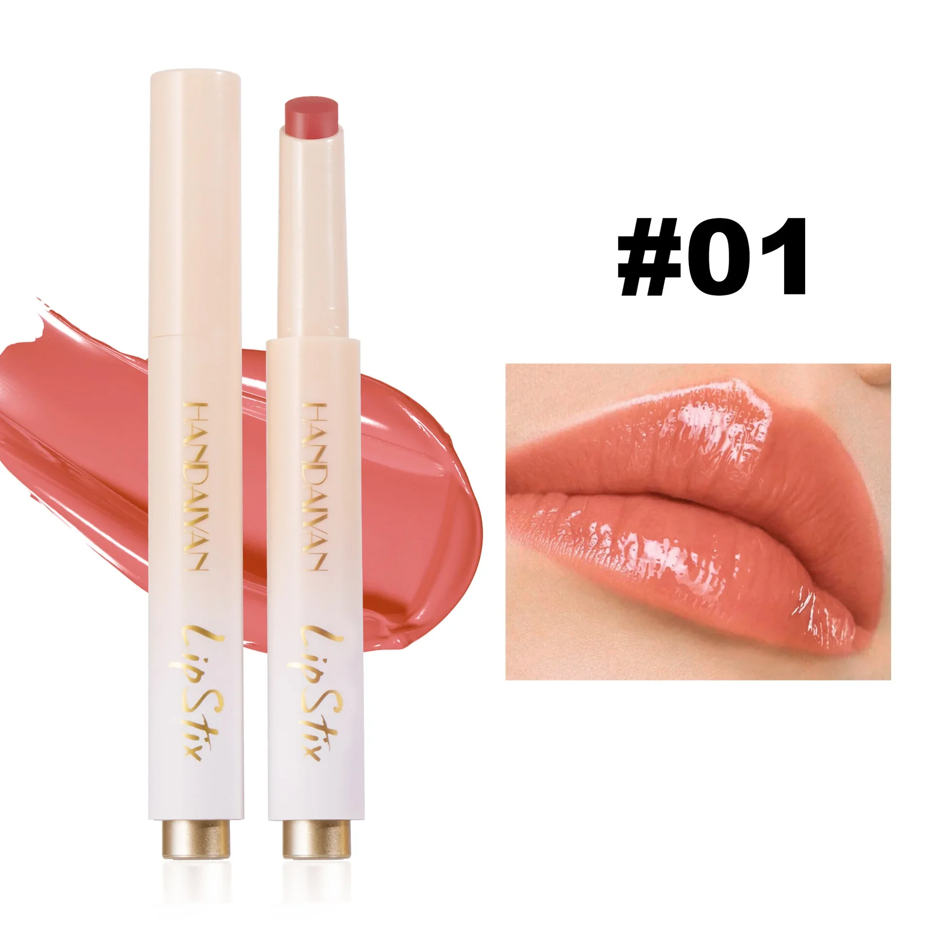 Hidratación duradera, labios teñidos, botón Stix, lápiz labial mate, suaviza al instante los labios secos, líneas de labios suaves, 1,8g