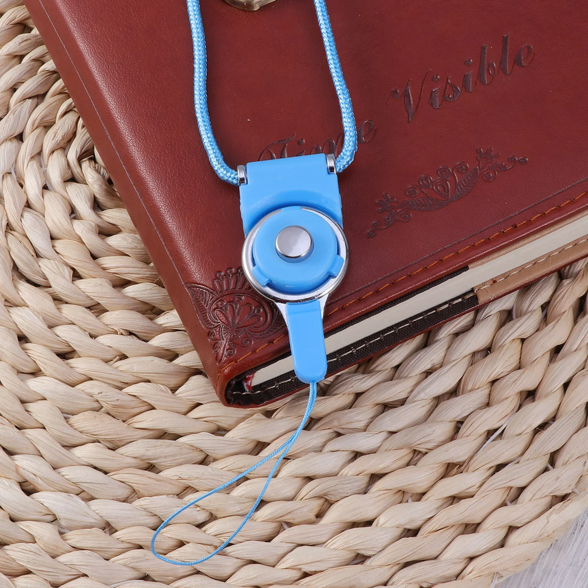 Dual Use Detachable Rotary Buckle Long Lanyard Mobile Phone Shell Rope(Red) Nylon rope Case Rope Detachable Phone Shell Rope