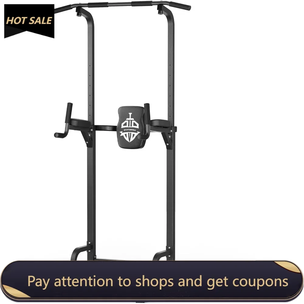 

Pull up Bar Multi-Function Power Tower Dip Station Core Training Fitness Equipment 400LBS