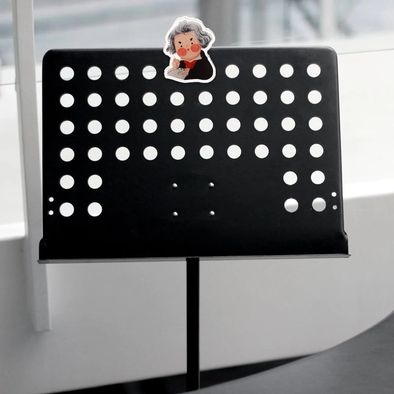 Lightweight Cartoon Music Score Clip for Piano Violin Guzheng Sheet Music Page Holder Reusable Secure Spring Practice Tool