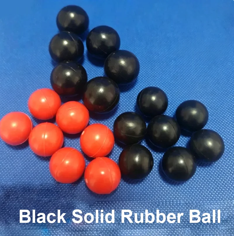 1pcs Black Solid Rubber Ball 30/35/38/40/43/45/48/50/55~100mm Wear Resistant Industrial Seal DIY Parts Ready Stock Fast Dispatch