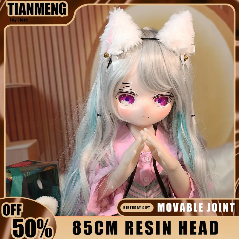 

RENHEYUOU BJD Doll Fox Anime Doll Toy Mobile Robot Clothing Gift Birthday Gift Character Toy Soft Material Model Beautiful Gift