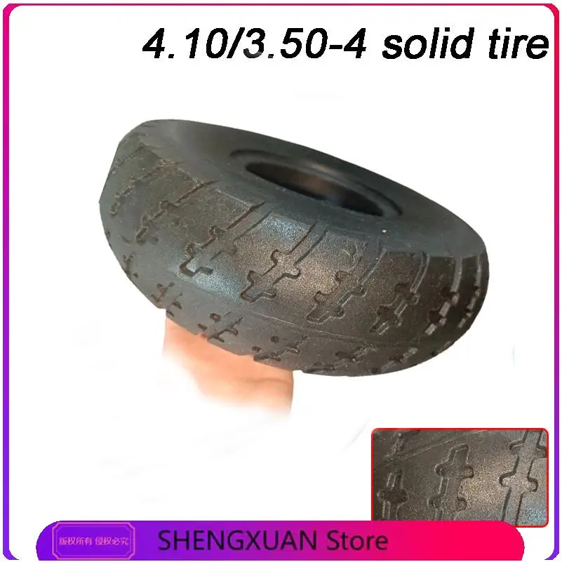 

Warehouse cart 10 Inch Solid Tyres for Electric Vehicles 4.10/3.50-4 Non-pneumatic Tires Warehouse Cars Scooter Wheelscooter