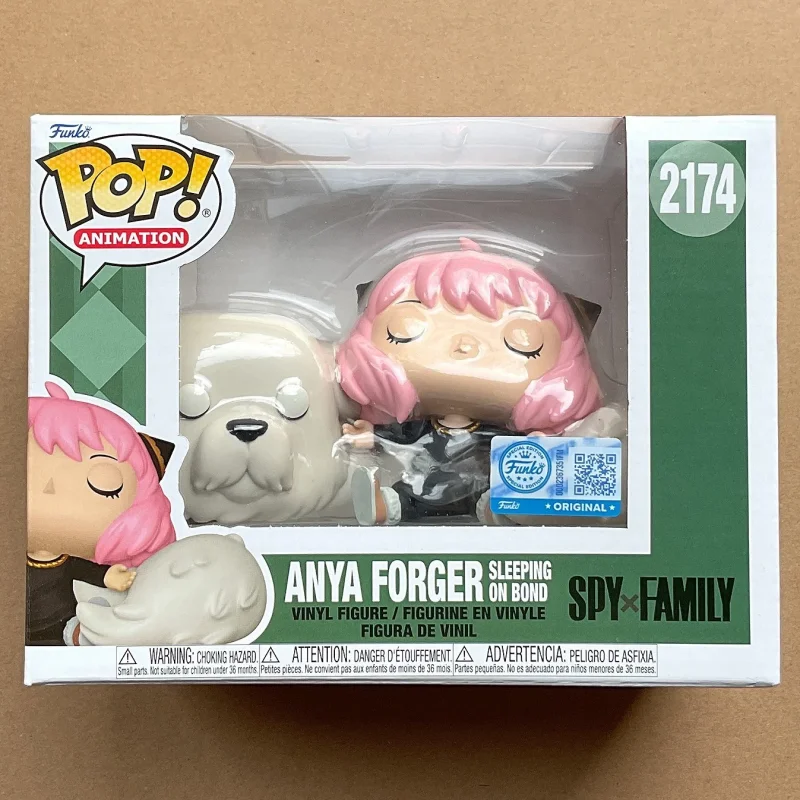 Figura Coleccionable Funko POP Original de SPY×FAMILY, Anya Forger Bond, Juguete, Regalo Perfecto, Decoración de Escritorio para Adultos