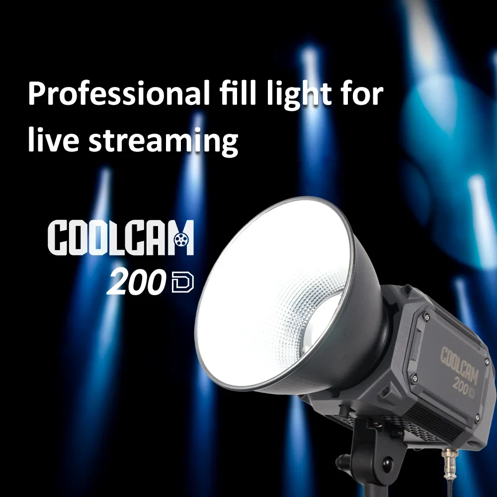 200W 200D LED Video Light Studio Photography Lighting for Selfie And Livestream