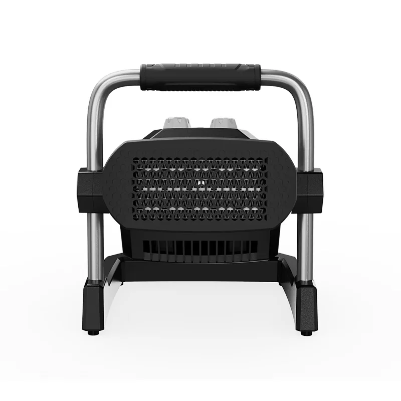 1000W 1500W Ceramic Heater with Thermostat Overheat Protection Adjustable Head Portable Electric Garage Heater