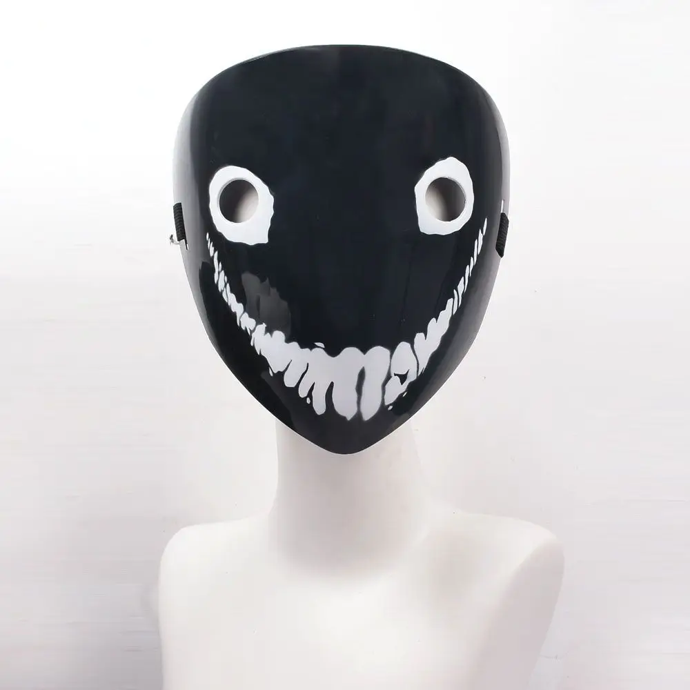 Horror The Backrooms Smiler Cosplay Mask Adult Creepy Smiling Face Mask Scary Helmet Halloween Costume Accessory Prop