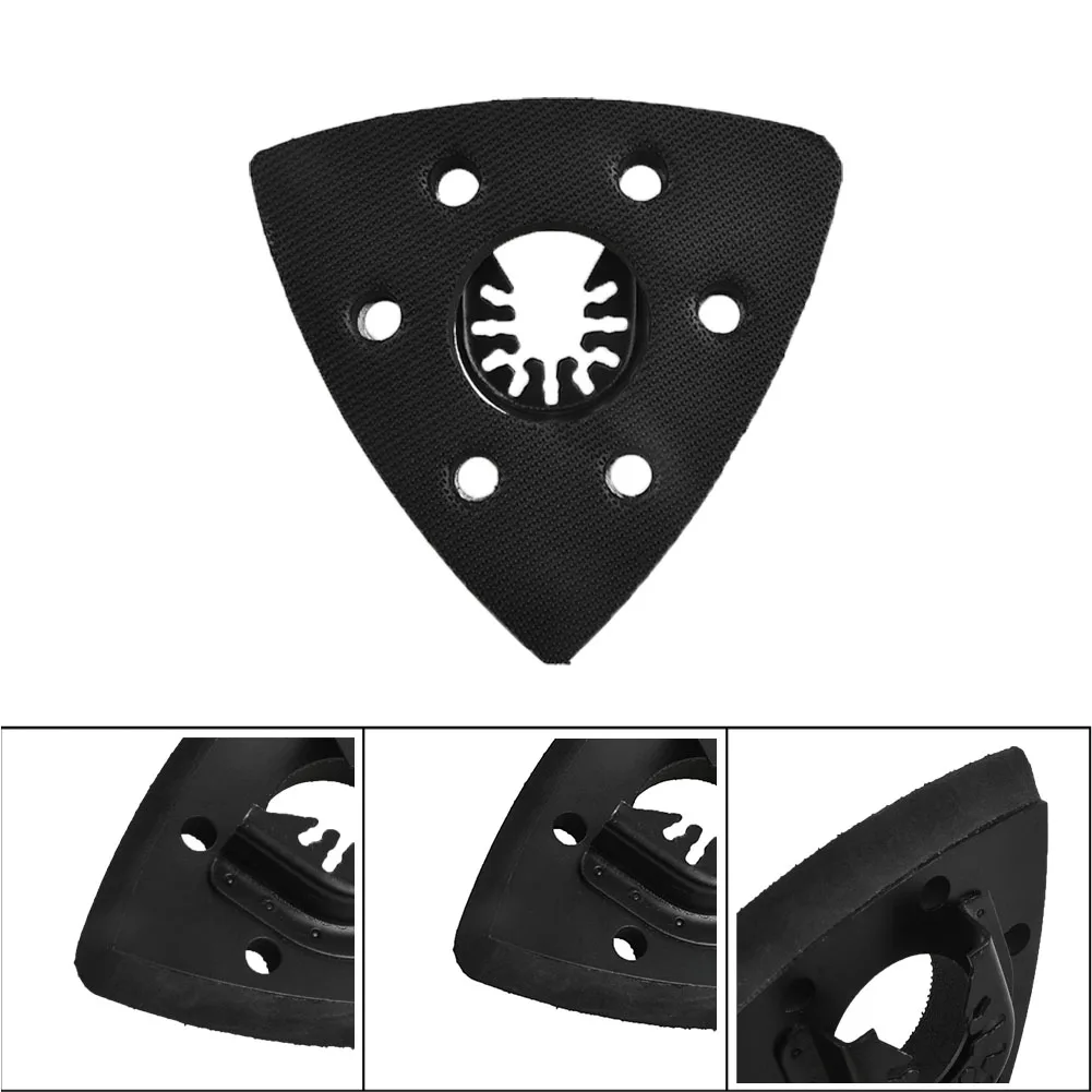 Saw Blades Semi-circle Sanding Pad For Electric Power Oscillating Tools Multi Tool Triangular Sanding Pad Oscillating Saw Blade