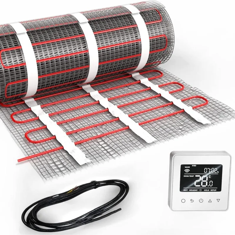 150W heating floor mat Electric floor heating system Intelligent building and apartment heating electric floor mat