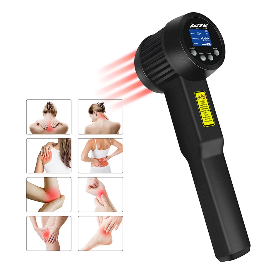 Super Pulsed 305W 905nm 808nm 650nm Class 4 Therapeutic Laser Therapy for Nerve Damage Treatment Pain Control Anti-inflammation