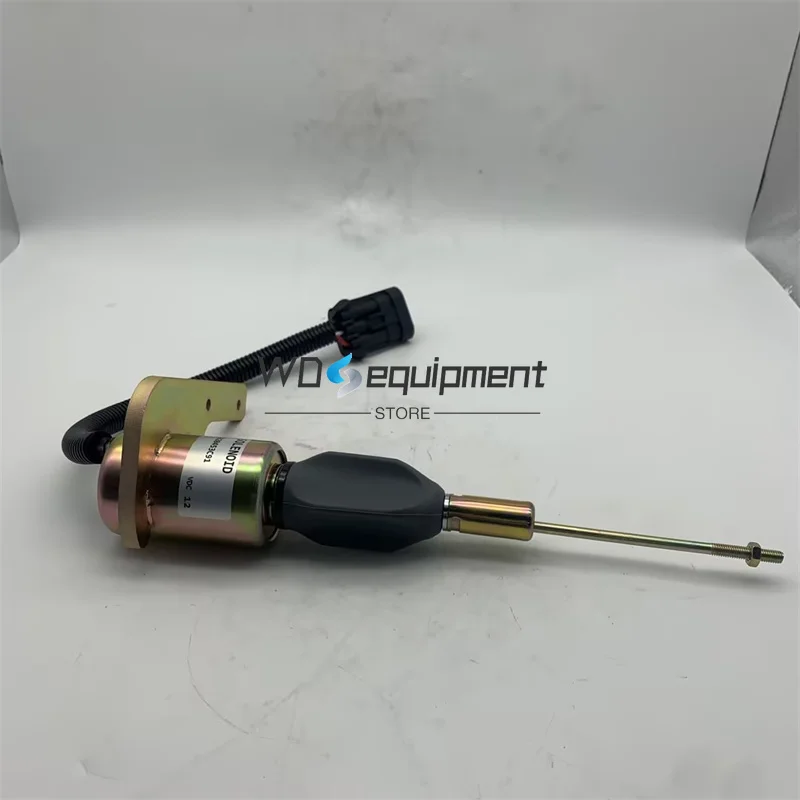 1820453C91 1823724C91 SA-4338-12 Fuel Shut Off Stop Solenoid Valve for Perkins 1300 Series C6.67 for Navistar DT466 Engine12V