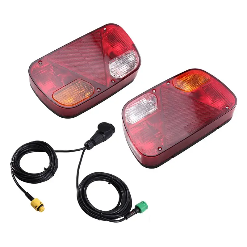 

For Car Trailer 12V Tail Light Rear Stop Brake Fog Signal Lamp Wiring Harness 5 Core Cable For Truck For Caravan Lorry Van