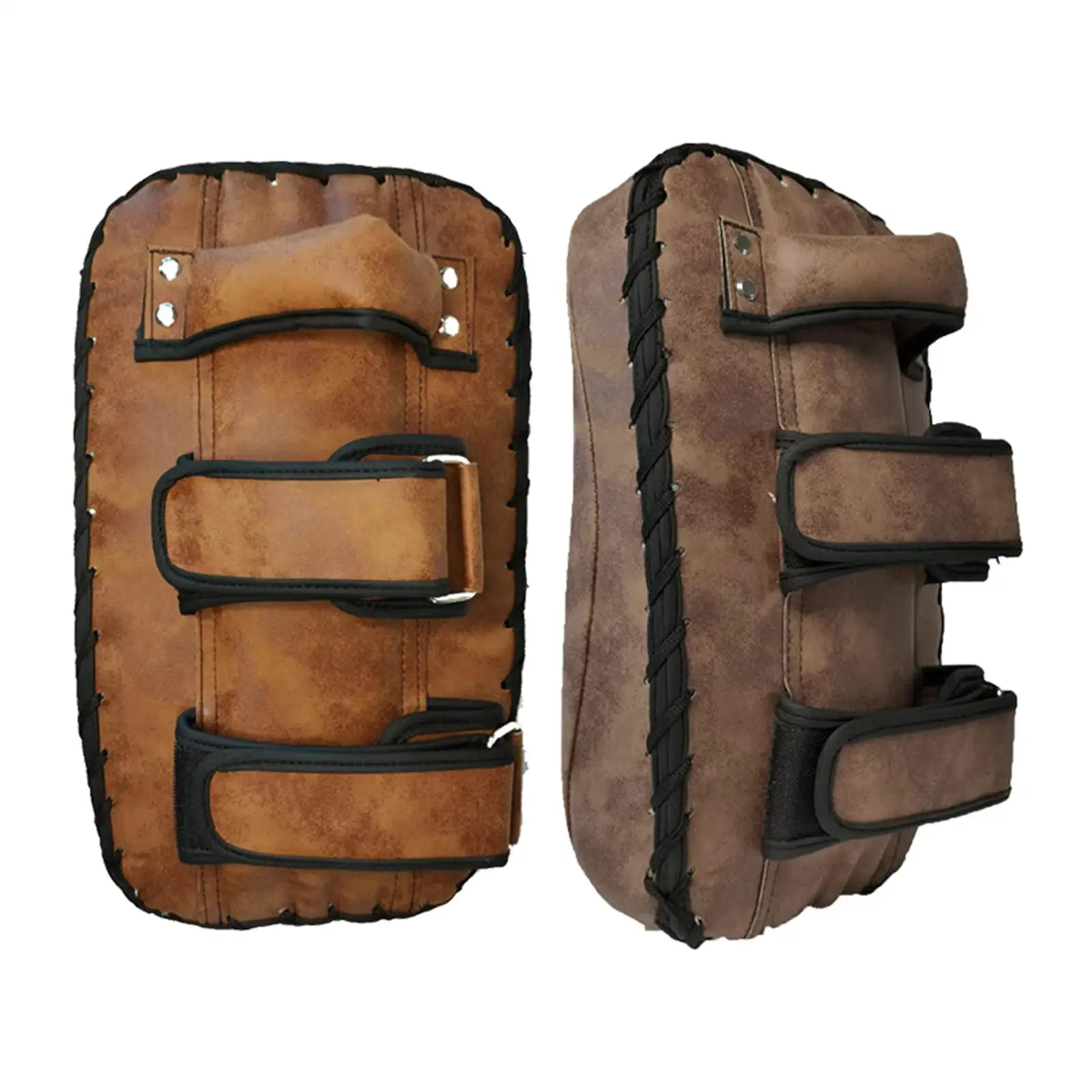 

Boxing Curved Focus Mitts PU Leather Boxing Pads Martial Arts Hand Target Kicking Pad for Taekwondo, Karate, MMA,