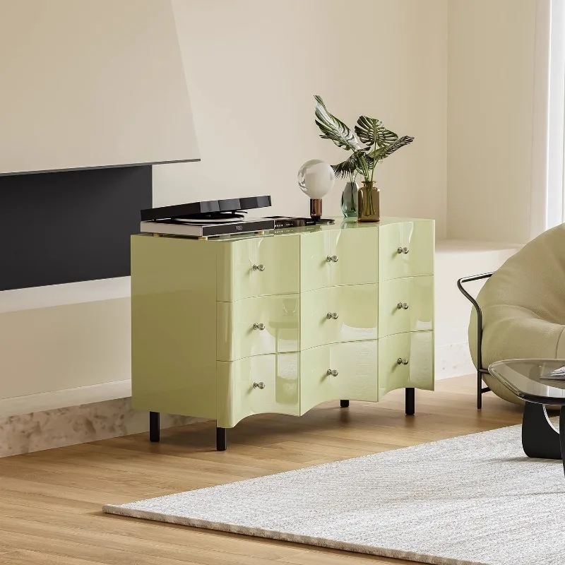 Простой легкий роскошный обеденный боковой шкаф, шкаф для хранения в спальне, входной шкаф для гостиной, шкаф для хранения с девятью ведрами