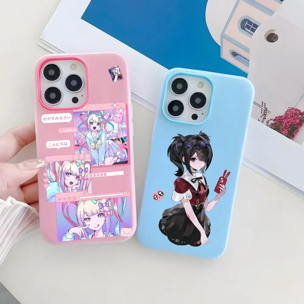 N-Needy Girl OverdoseS Phone Case Jelly like 2 in 1 dual-layer dopamine phone case, compatible with iPhone 17/16/15/14/13/12