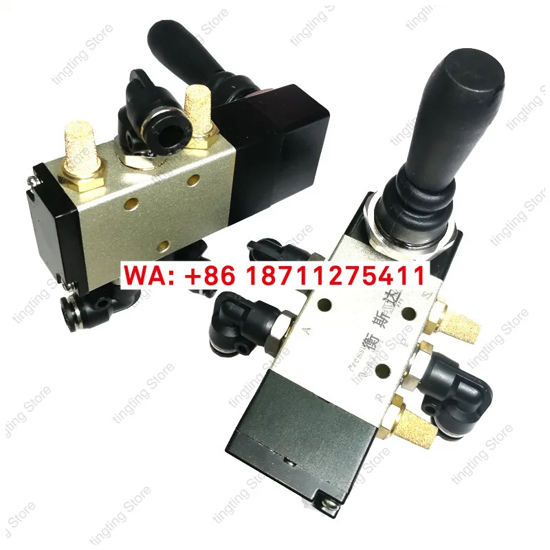 Tire removal machine, tire scraping machine accessories, auxiliary arm lifting air valve, hand plate valve