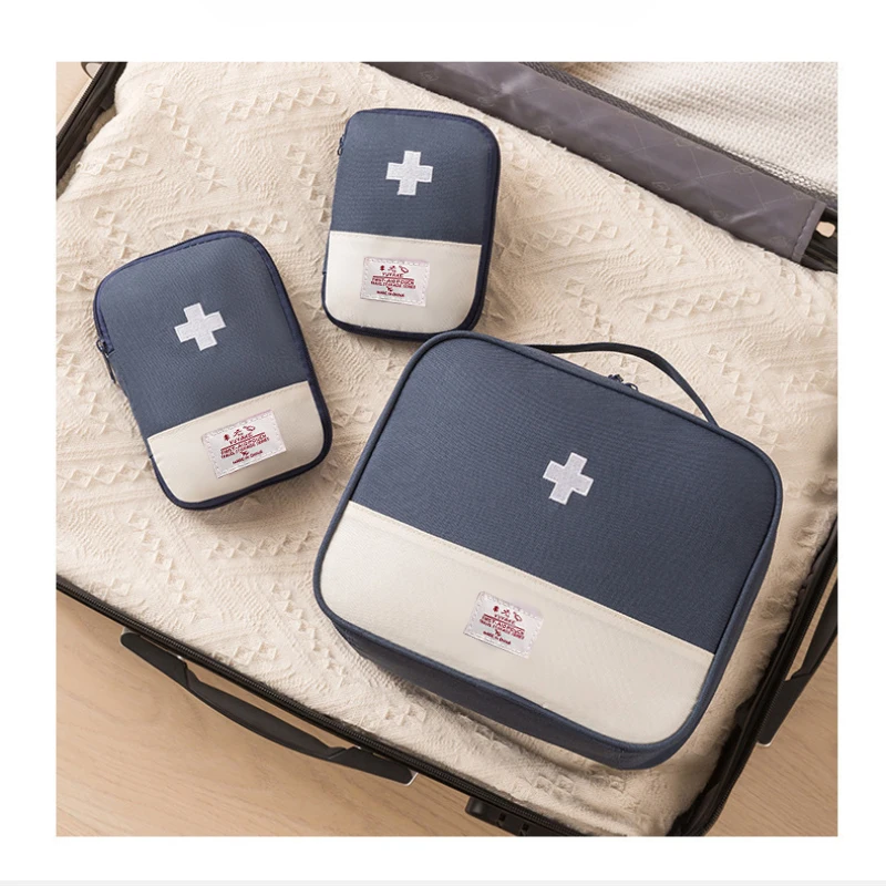 Large Capacity Medicine Bag Travel Portable Medical Bag Home Medicine Storage Bag Set Portable Outdoor First Aid Kit 1pc