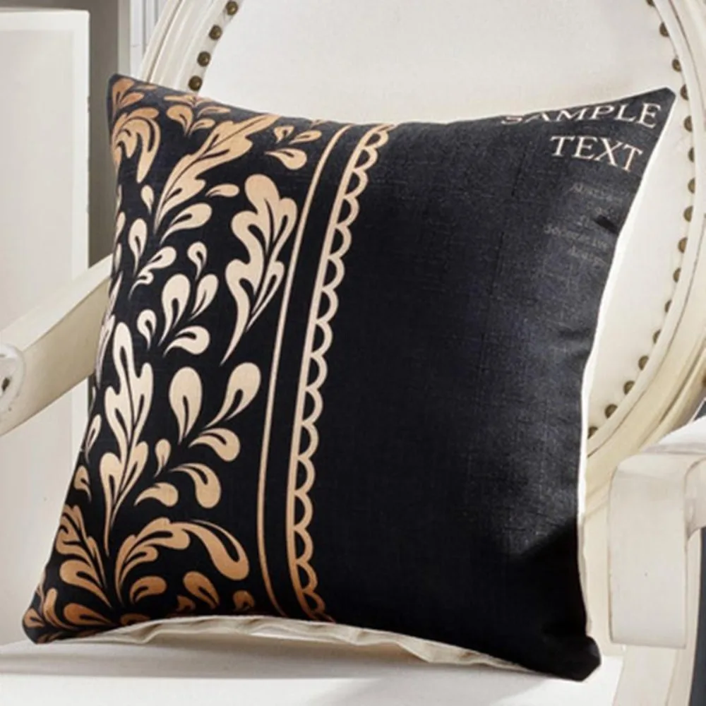 CIFBUY Luxury Retro European and American Lumbar Cushion Cover Decorative Throw Pillow Case for Home Chair Seat