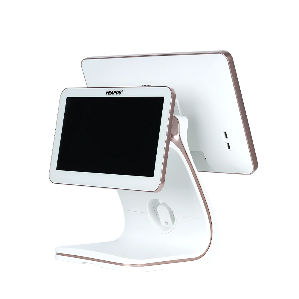 ATV&UTVWholesale 15.6 Inch I5 Dual Screen Touch POS Machine Restaurant Point of Sale System Cash Register Terminal for Restauran