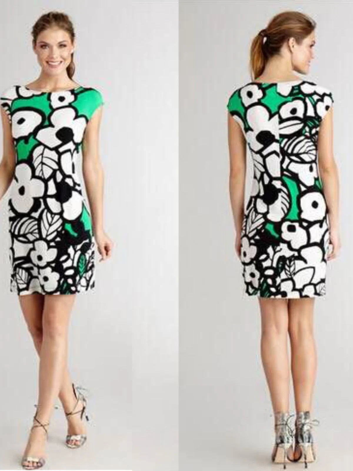 

Новинка! Модное женское трикотажное платье с принтом, приталенное, с эластичной талией, в стиле колор-блок, летнее, с круглым вырезом и коротким рукавом.