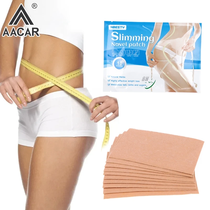 10pcs Belly Slimming Patch Fast Burning Fat Lose Weight Detox Abdominal Navel Sticker Dampness-Evil Removal Improve Stomach Tool